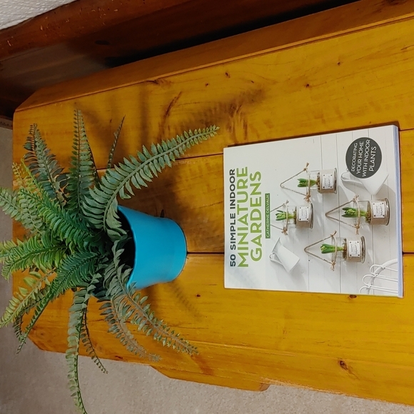 💚50 Simple Indoor Miniature Gardens Book Nwot - Picture 1 of 8